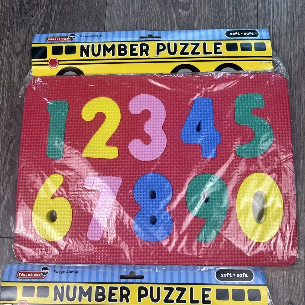 Unbranded foam numbers